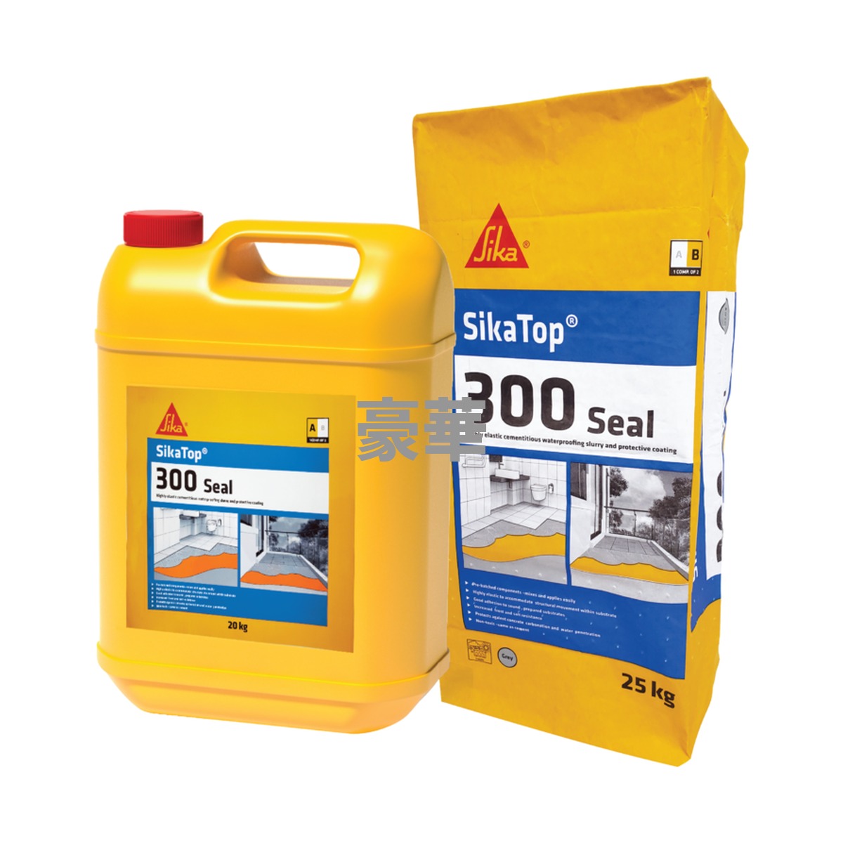 SikaTop 300 Seal 雙組分高性能高彈性防水砂漿
